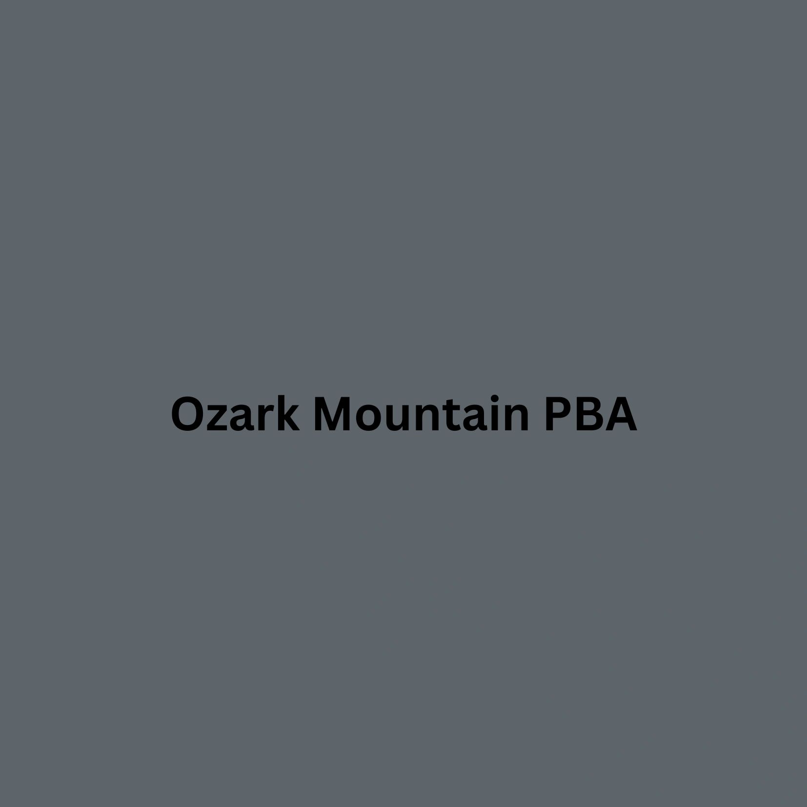 Ozark Mountain PBA chapter map